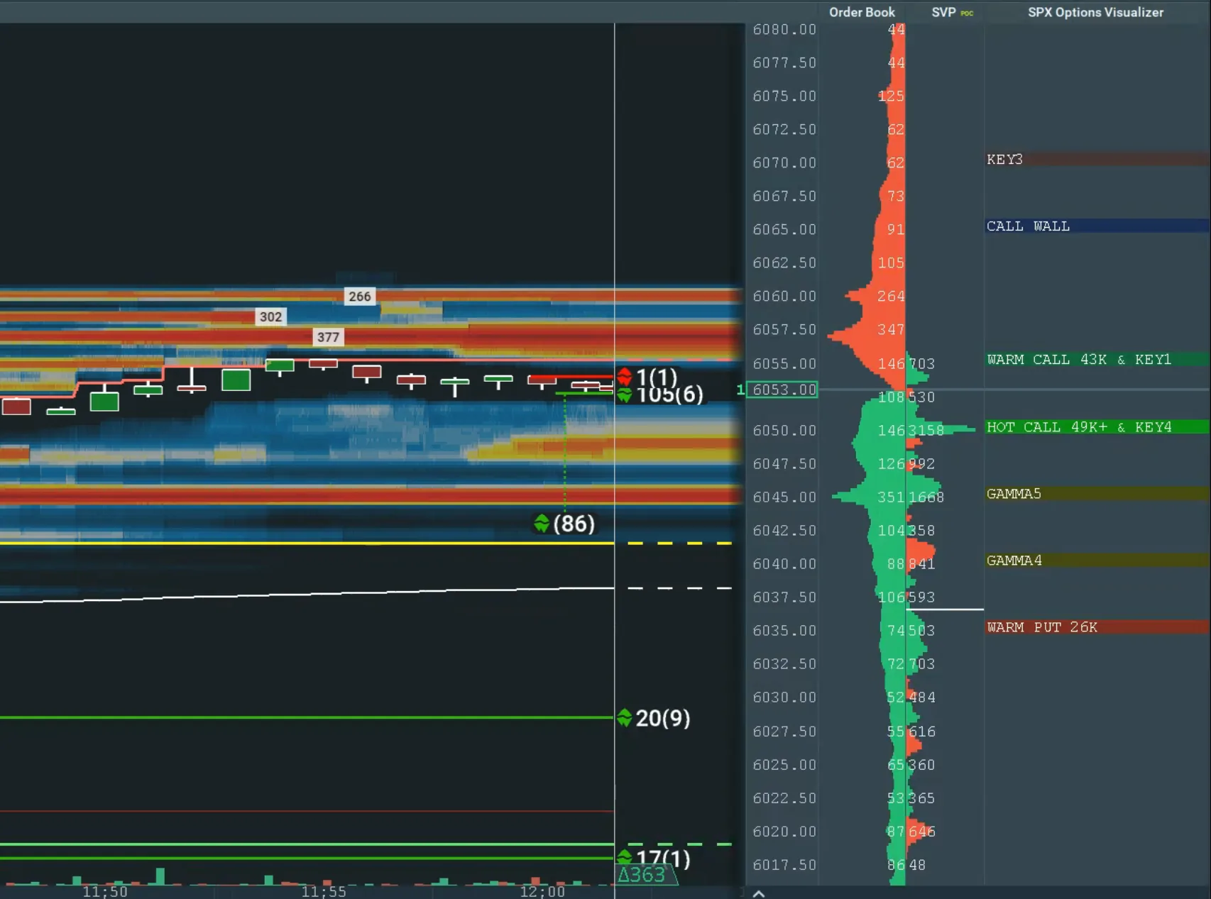 The Bookmap visualizer